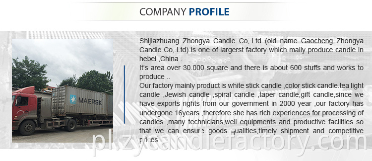 candle manufacturer in China 